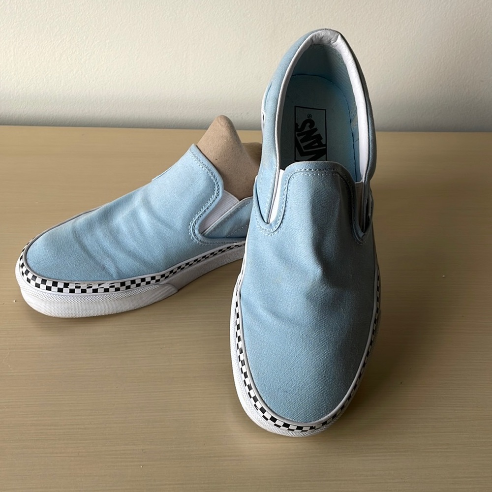 Vans Classic SlipOn with Checkerboard Trim